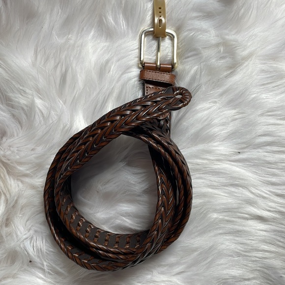 Dockers Tan Basket Weave Braided Belt - Picture 2 of 4